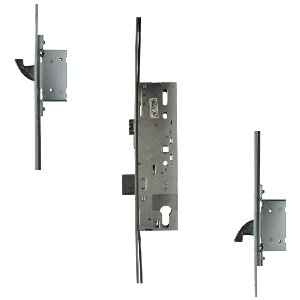 FULLEX Crimebeater 220 Pro Lever Operated Latch & Deadbolt Split Spindle 20mm Radius - 2 Hook