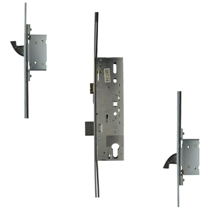 FULLEX Crimebeater 220 Pro Lever Operated Latch & Deadbolt Split Spindle 20mm Radius - 2 Hook