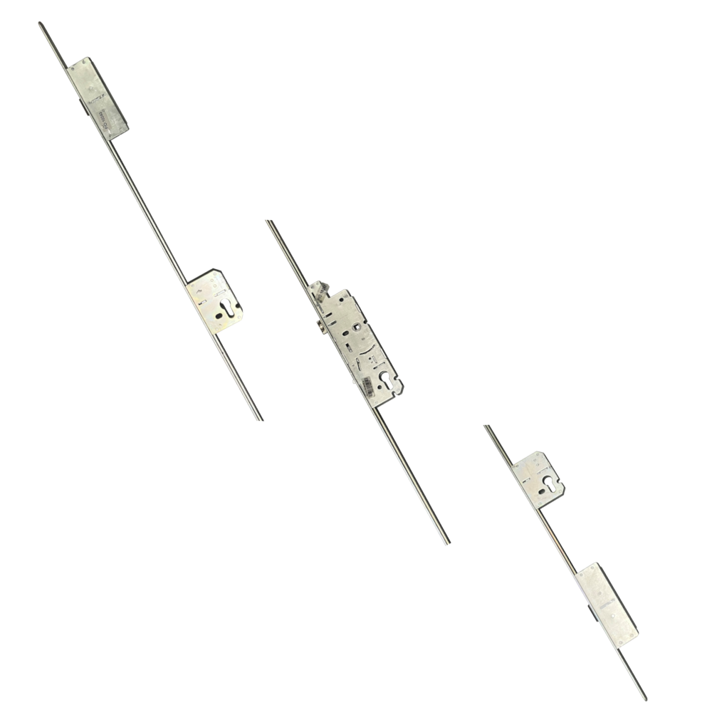 FULLEX XLC Crimebeater Flexi Lock Latch & Hookbolt Split Spindle 2 Deadbolts