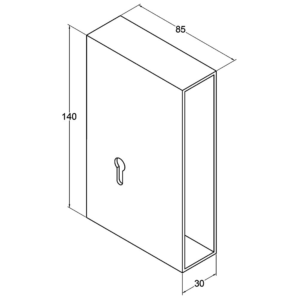 GATEMASTER 5CDC Steel Deadlock Case