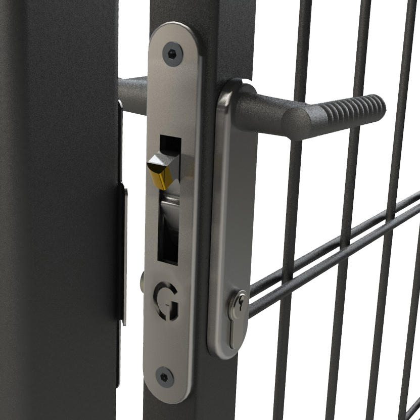 GATEMASTER ML4 Full Plate Mortice Gate Hook Lock