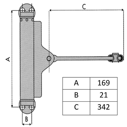 GATEMASTER SGC Spring Gate Closer With Adjustable Force