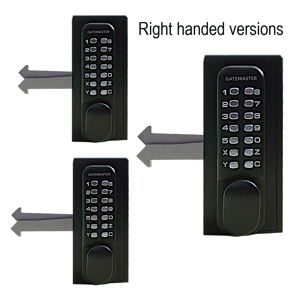 GATEMASTER SGLD (Handed) Double Sided Sliding Digital Gate Lock