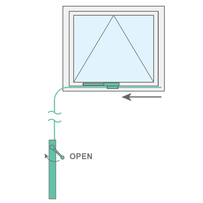 GEZE OL Line 250 Manual Chain Window Opener