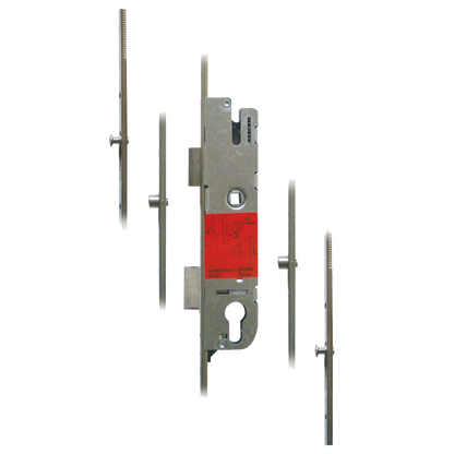 GU Secury Europa Lever Operated Latch & Deadbolt - 2 Roller & 2 Mushrooms