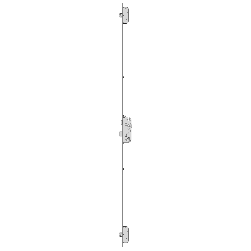 GU Secury Auto A2 1770 Multipoint Lock - 2 Deadlocks