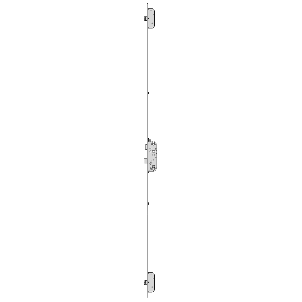 GU Secury Auto A2 1770 Multipoint Lock - 2 Deadlocks
