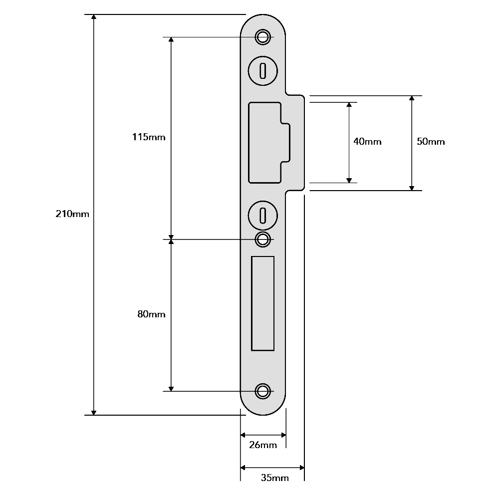 GU L-10000-05 Timber / Composite Centre Keep