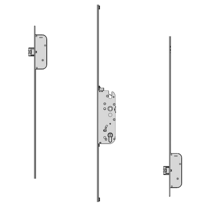 GU Secury Auto Panic E U-Rail Multipoint - 2 Deadlocks