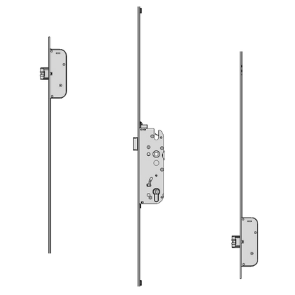 GU Secury Auto Panic E U-Rail Multipoint - 2 Deadlocks