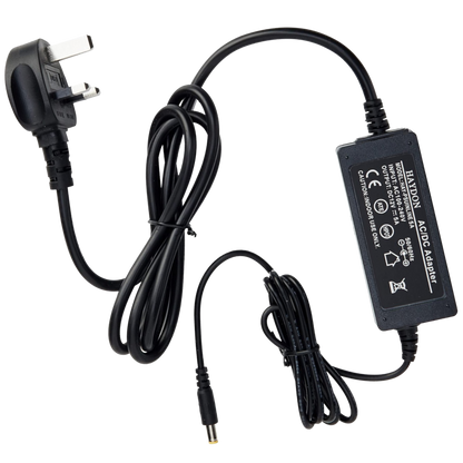 HAYDON MARKETING CCTV Inline Power Supply Lead & UK Plug 12VDC