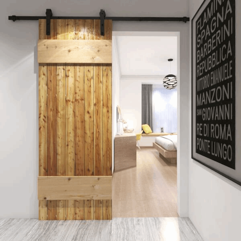HENDERSON Sliding Door Rustic 100 Flat Track Kit