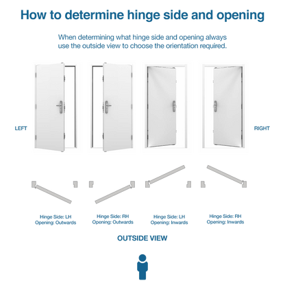 HOOPLY 201208 Lever Door Handle 68mm Centres C/W Snib