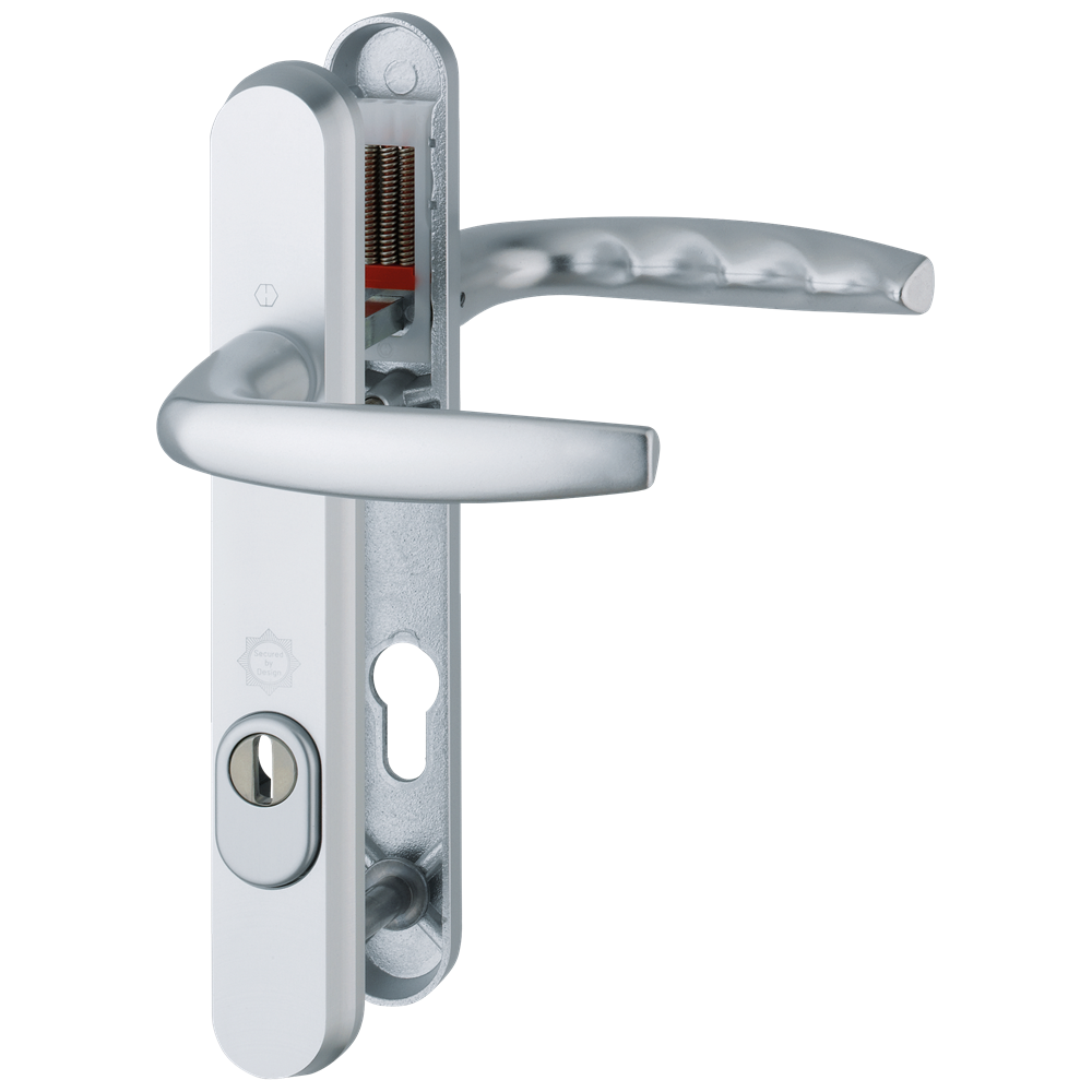 HOPPE Door Furniture PAS24 Atlanta 92mm Centres 122mm Screw Centres