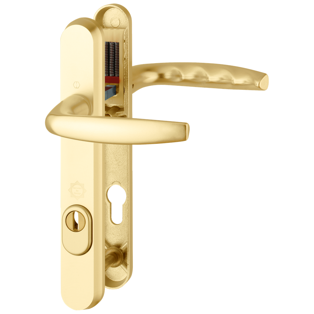 HOPPE Door Furniture PAS24 Atlanta 92mm Centres 122mm Screw Centres