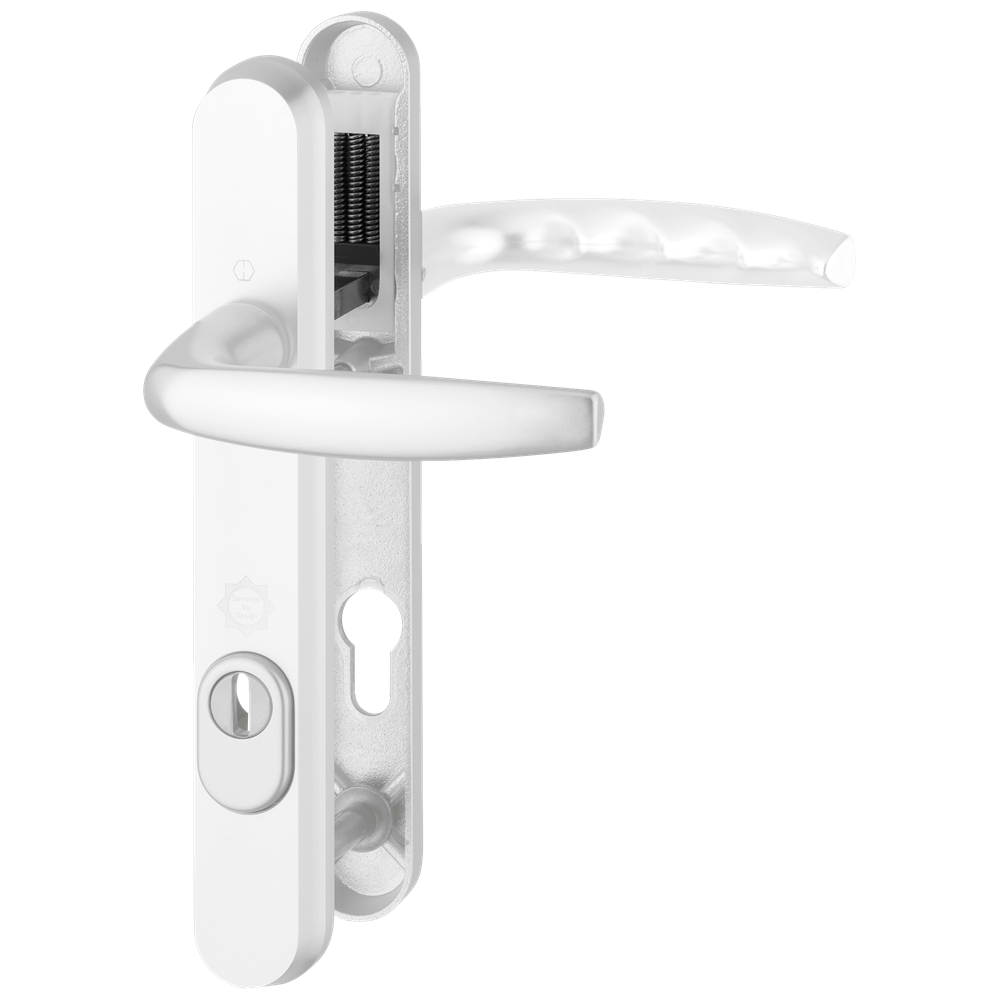 HOPPE Door Furniture PAS24 Atlanta 92mm Centres 122mm Screw Centres