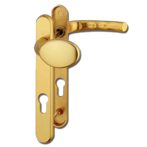 HOPPE Atlanta UPVC Lever / Moveable Pad Door Furniture 77G/3831N/1710