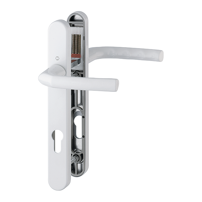 HOPPE Birmingham 92mm UPVC Lever Door Furniture 122mm Screw Centers 1117/3811N