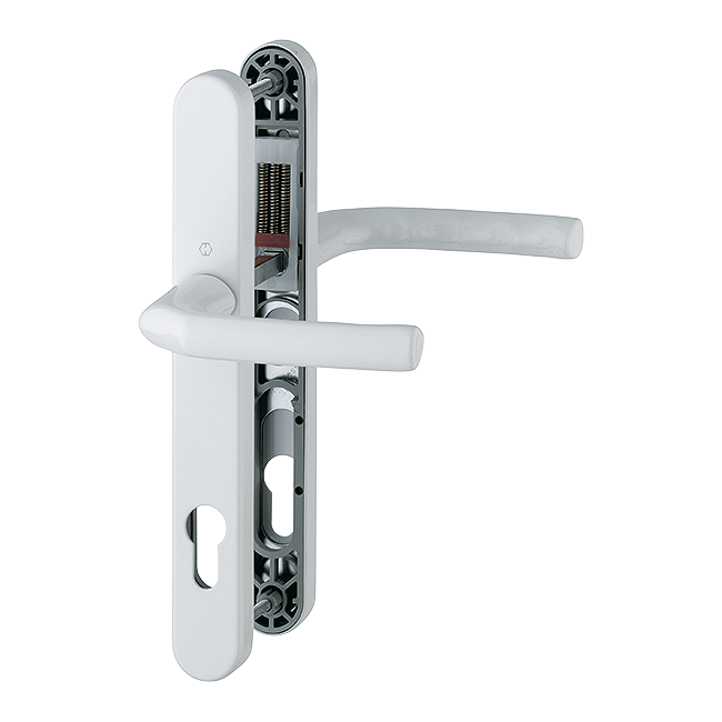 HOPPE Birmingham 92mm UPVC Lever Door Furniture 215mm Screw Centers 1117/3810N