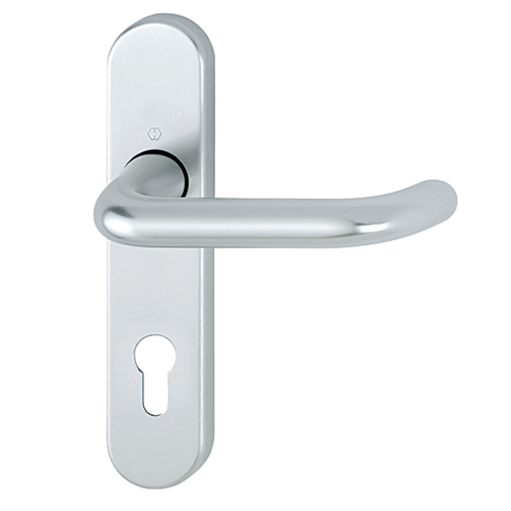 HOPPE Paris 72PZ Euro Profile Lever Handle On Short Backplate 138S/2600