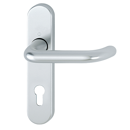 HOPPE Paris 72PZ Euro Profile Lever Handle On Short Backplate 138S/2600