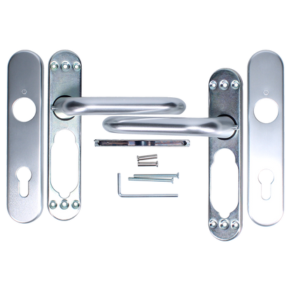 HOPPE Paris 72PZ Euro Profile Lever Handle On Short Backplate 138S/2600