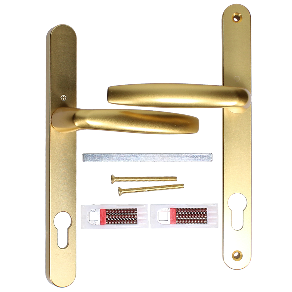 HOPPE Atlanta 92PZ Euro Profile Lever/Lever Handle On 26mm Narrow Backplate 1530/3623N