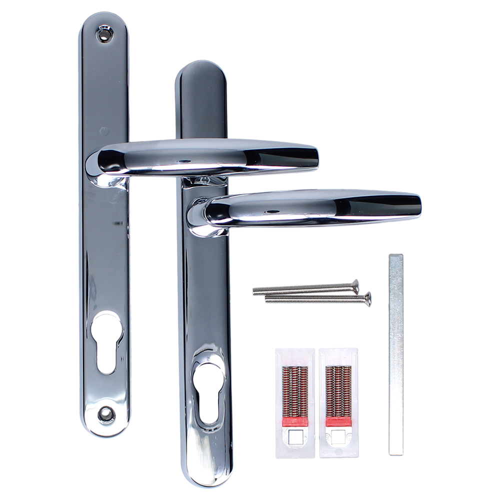 HOPPE Atlanta 92PZ Euro Profile Lever/Lever Handle On 30mm Narrow Backplate M1530M/3841N