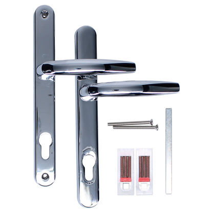 HOPPE Atlanta 92PZ Euro Profile Lever/Lever Handle On 30mm Narrow Backplate M1530M/3841N