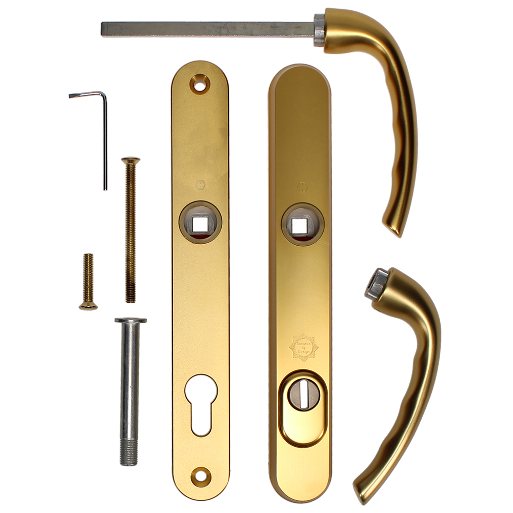 HOPPE Tokyo TS007 (2 Star) Door Furniture PAS24 92mm Centres 215mm Screw Centres