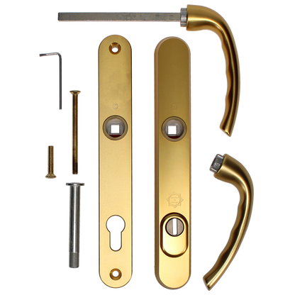 HOPPE Tokyo TS007 (2 Star) Door Furniture PAS24 92mm Centres 215mm Screw Centres