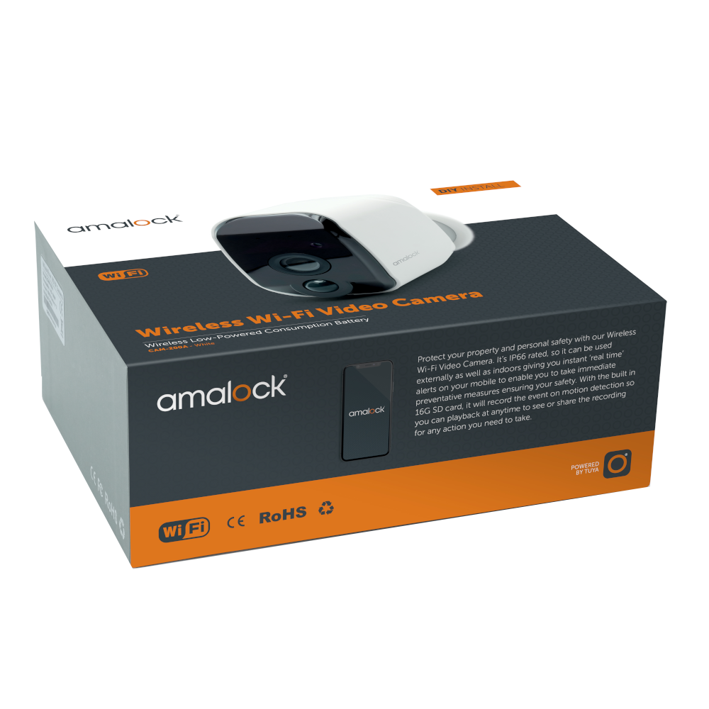 Amalock CAM200A Wireless Wi-Fi Video Camera