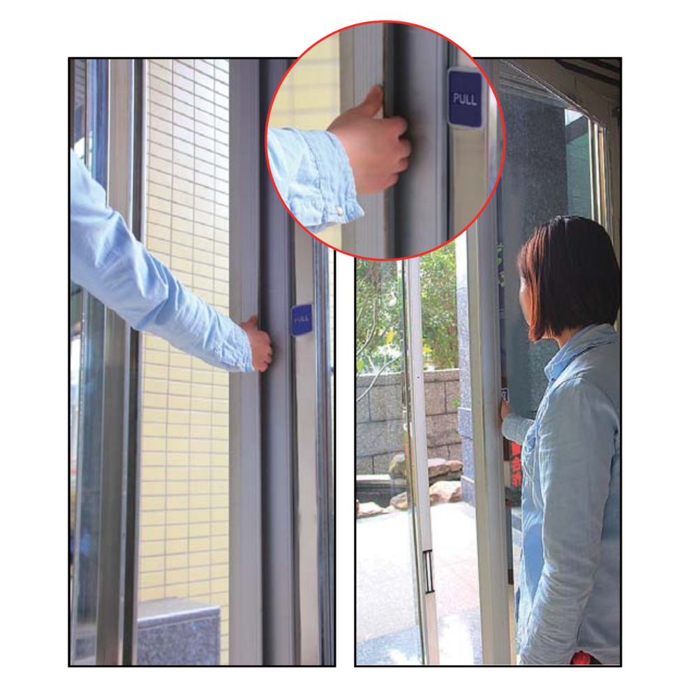 ICS PH900 Magnet Pull Handle Double 2503mm