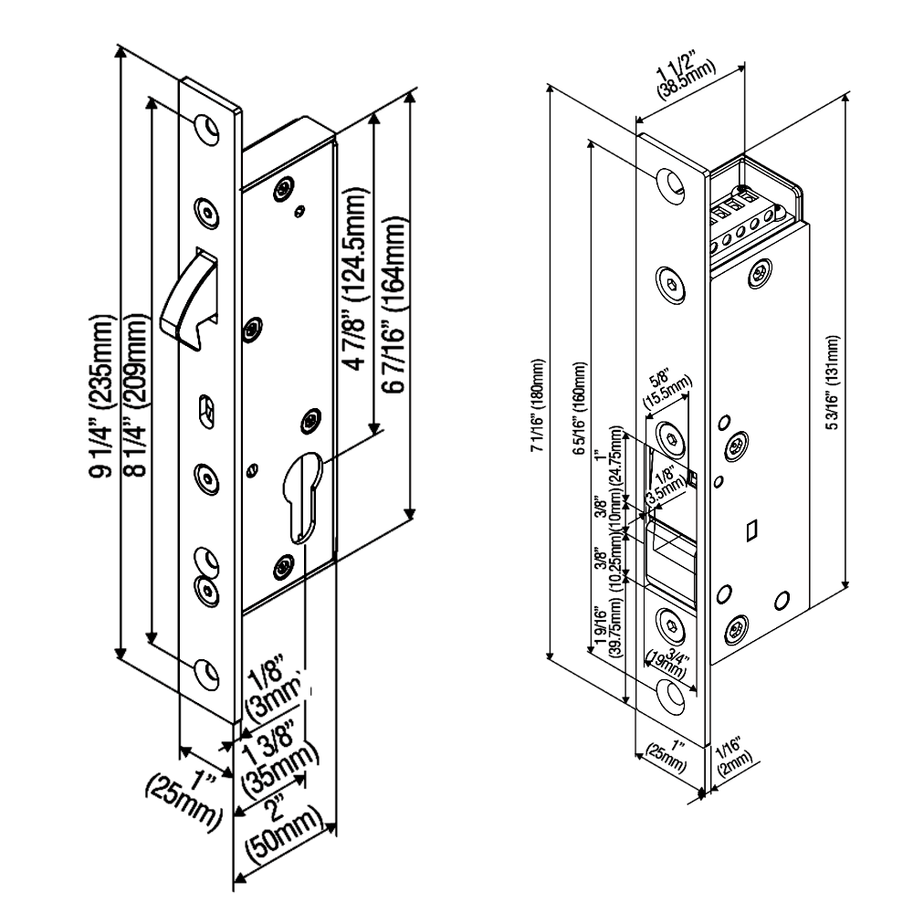ICS GK1900 Series Electric Strike 12/24VDC Fail Secure