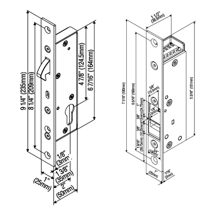 ICS GK1900 Series Electric Strike 12/24VDC Fail Secure