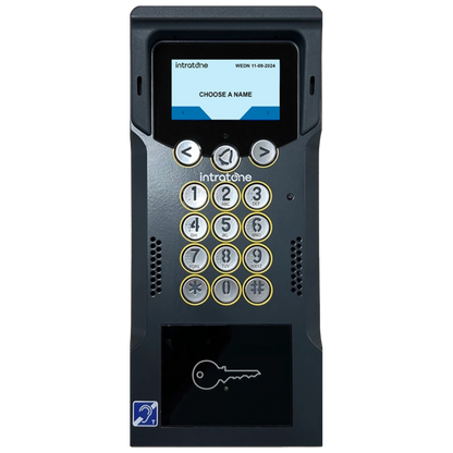 INTRATONE SC05 Only One Integrated Video, Keypad & Proximity Intercom 1- 10 Dwellings With 20 Fobs & 15 Years Data