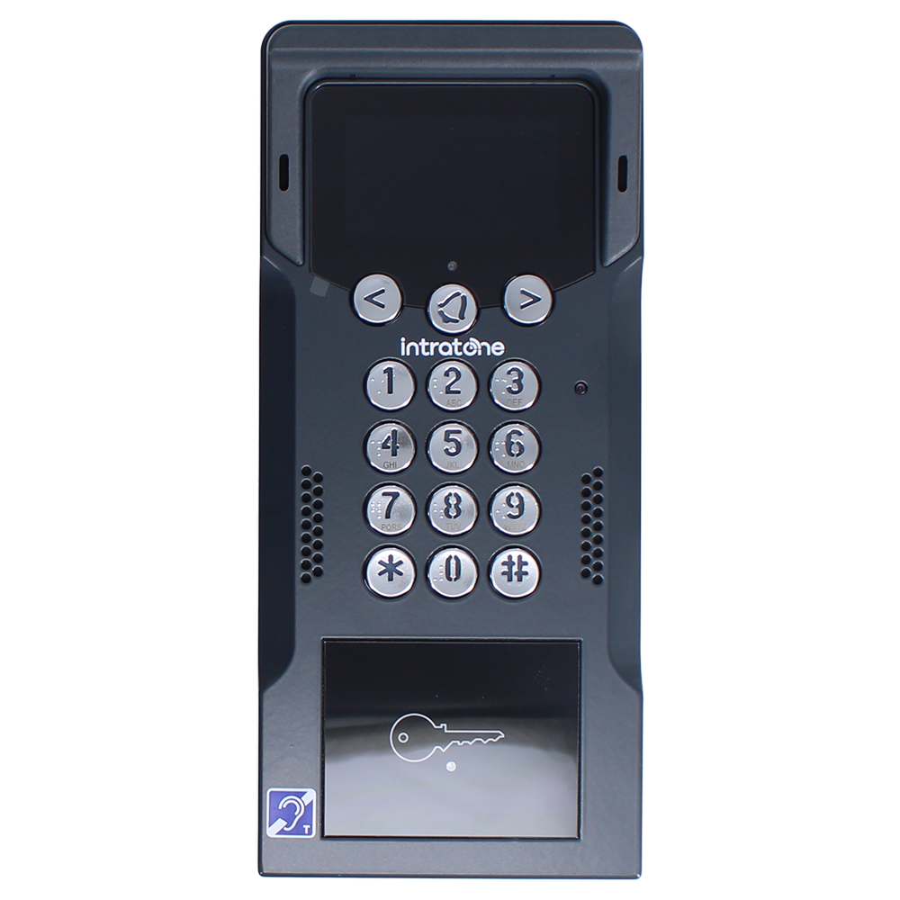 INTRATONE SC05 Only One Integrated Video, Keypad & Proximity Intercom 1- 10 Dwellings With 20 Fobs & 15 Years Data