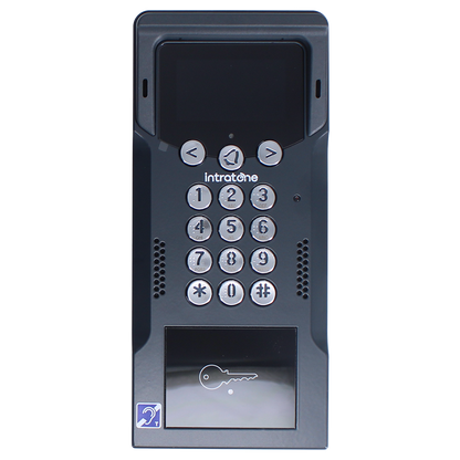 INTRATONE SC05 Only One Integrated Video, Keypad & Proximity Intercom 1- 10 Dwellings With 20 Fobs & 15 Years Data