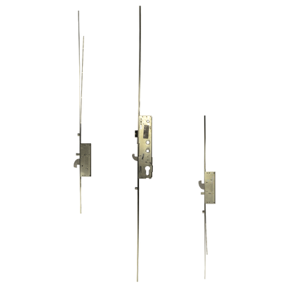 KENRICK Excalibur Lever Operated Latch & Hook Twin Spindle - 2 Hook & 3 Roller