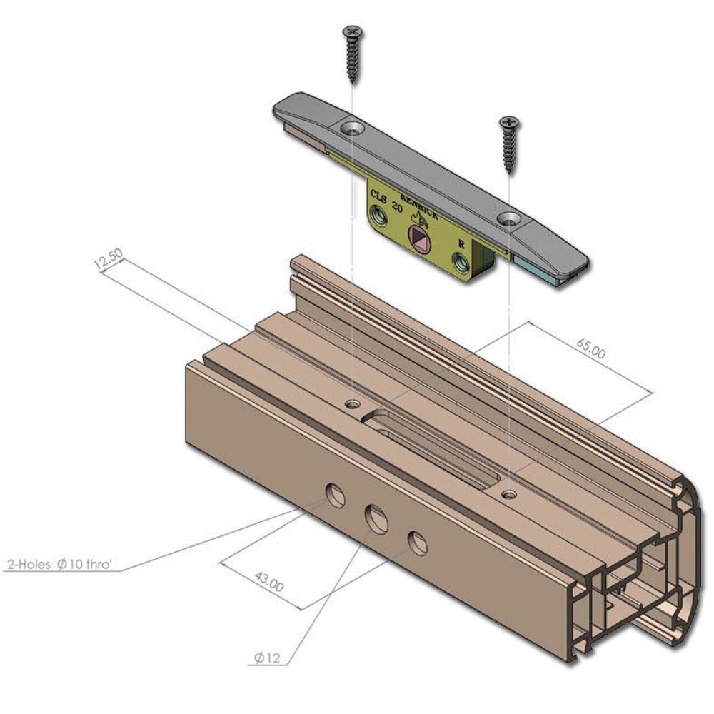 KENRICK Centurion Window Gearbox - Shootbolt