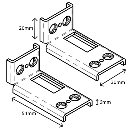 KENRICK Excalibur Non-Adjustable Corner Shootbolt Keep EXDRK