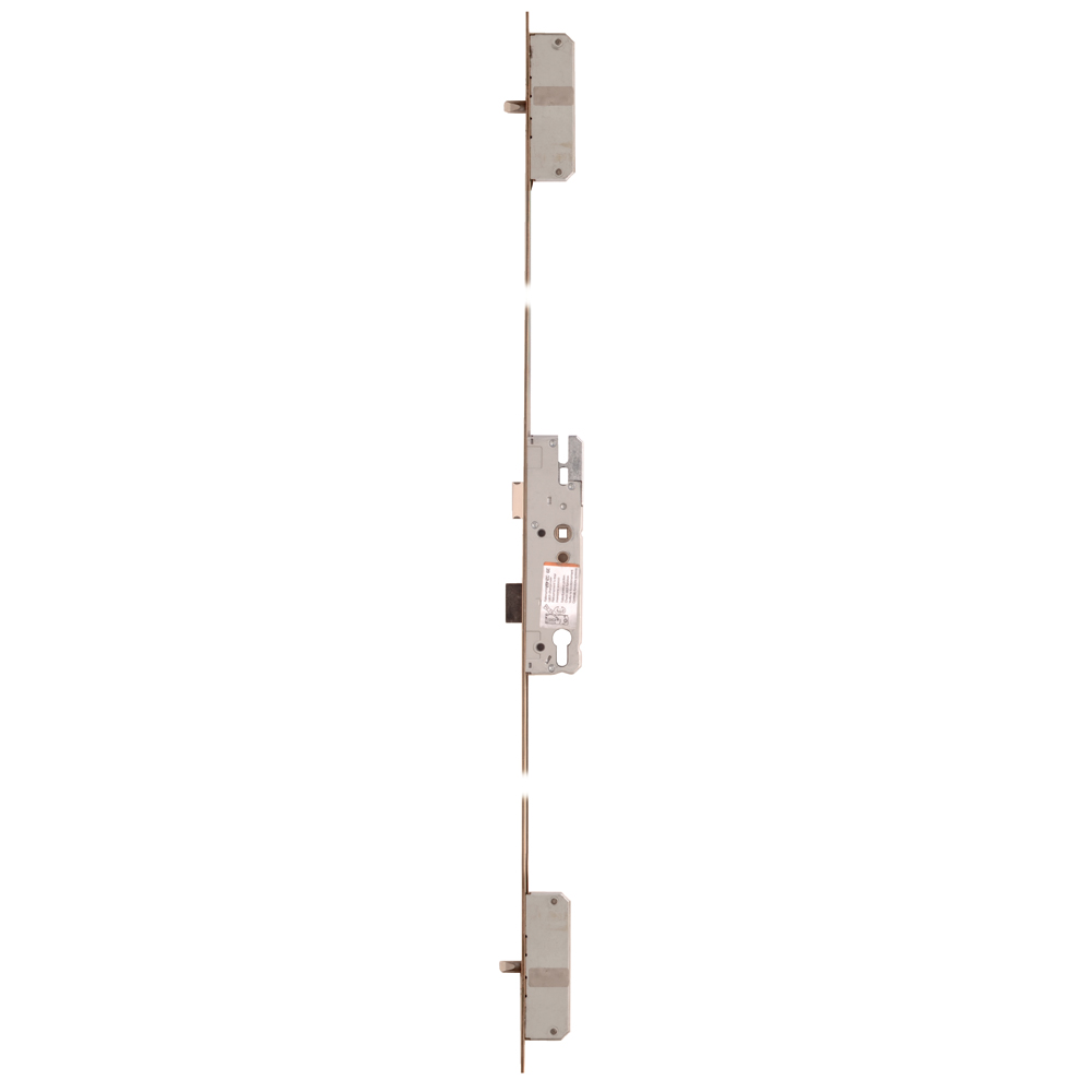 KFV Lever Operated Latch & Deadbolt Long Version - 2 Round Bolt