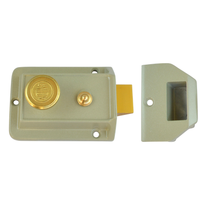 UNION 1022 Non-Deadlocking Nightlatch 60mm CG Case Only - Champagne Gold