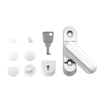 Fab And Fix Q920FF Sash Jammer Locking - White