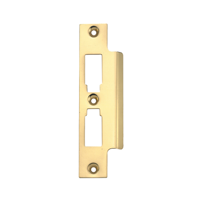 UNION 2277 Strike Plate Polished Lacquered Brass