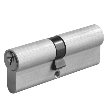 ERA 6-Pin Euro Double Cylinder 100mm 40/60 35/10/55 Keyed To Differ - Satin Chrome