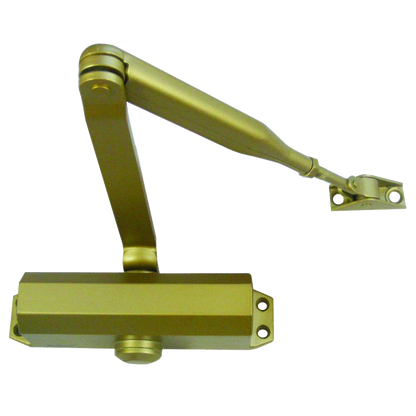 BRITON 121CE Size 3 Overhead Door Closer Gold GE - Gold Enamelled