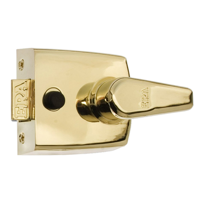 ERA 1630 & 1650 Non-Deadlocking Nightlatch 60mm Case Cyl - Polished Brass