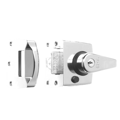 ERA 1830 & 1930 Auto Deadlocking Nightlatch 40mm Display - Polished Chrome