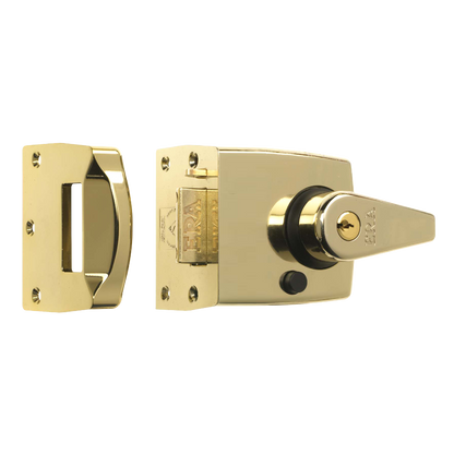 ERA 1830 & 1930 Auto Deadlocking Nightlatch 60mm Display - Polished Brass